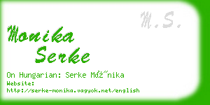 monika serke business card